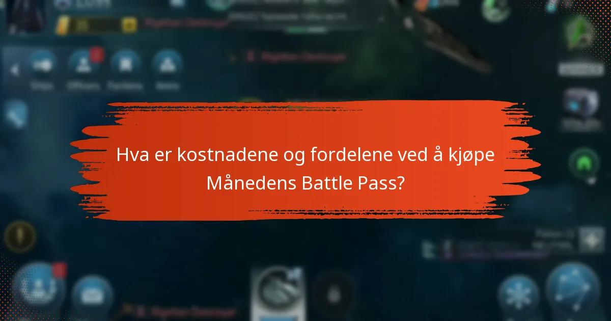 Hvilke oppdateringer og nye funksjoner introduseres med Månedens Battle Pass?