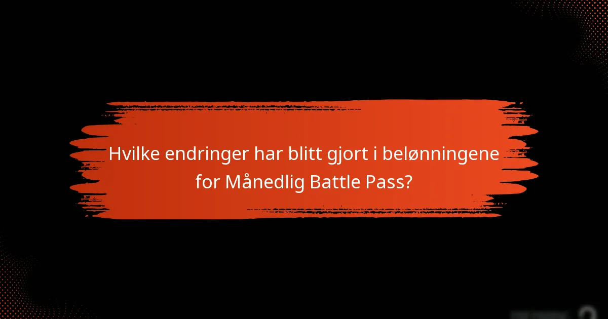 Hvilke nye gjenstander har blitt introdusert i Månedlig Battle Pass?