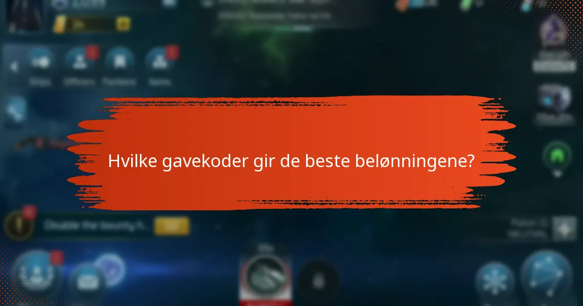 Hvilke gavekoder gir de beste belønningene?