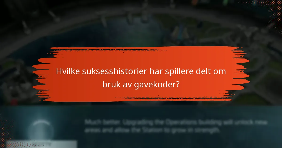 Hvilke gavekoder har de høyeste suksessratene?